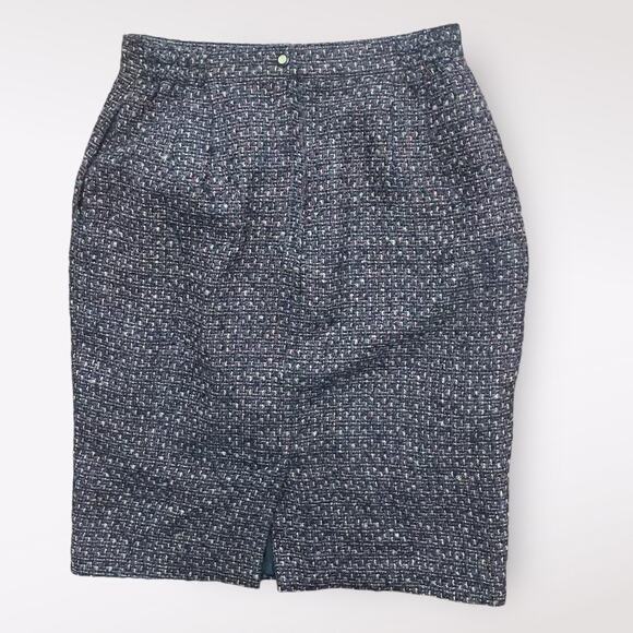 Bleyle Vintage Mohair Wool Tweed Mini Skirt Size 10 Petite Multicolor Fall Boho - Picture 6 of 10